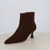 Bottines We Do Marron en Cuir Veau Velours
